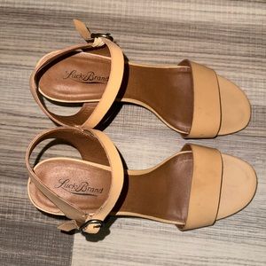 Lucky Brand Tan Heels